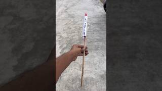 I made ROCKET🚀 at HOME experiment diycrackerstesting shorts viralvideo funny india trending [upl. by Adoree]