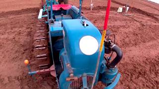 1951 Ransomes MG5 Crawler 06 Litre 1Cyl Petrol Tractor 6HP With Ransomes Plough [upl. by Edrahs]