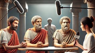 Interview with Roman playwrights Seneca Plautus and Terence [upl. by Hartzell]