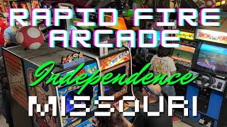 Retro Gaming Arcade Rapid Fire Arcade  Independence Missouri [upl. by Gualterio]