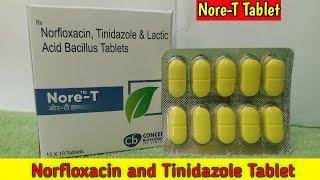 NoreT Tablet  Norfloxacin and Tinidazole Tablet Uses in Bengali [upl. by Idnahc354]