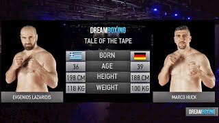 Marco Huck vs Evgenios Lazaridis  FULL FIGHT  Dream Boxing Berlin [upl. by Kantos606]