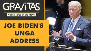 Gravitas Joe Biden uses UNGA address to attack Putin [upl. by Rihana36]