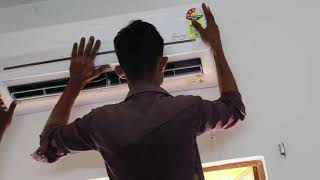 Split Air Conditioner Part3 Installation Step By Apr 2024  Actual Installation Full Video [upl. by Daphene724]