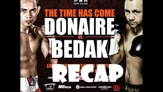 Nonito Donaire vs Zsolt Bedak Fight Results  April 232016 [upl. by Moberg]