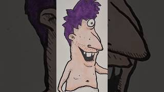 Nigel Thornberry and Leela are in Love shorts short drawing parody speeddrawing futurama [upl. by Hu]