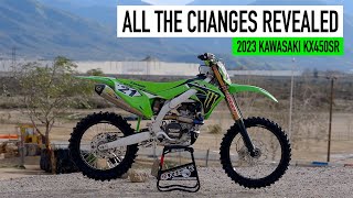 Whats New On The 2023 Kawasaki KX450 SR [upl. by Dachi]