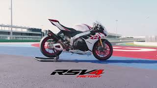 2023 Aprilia RSV4 Factory  Speed White [upl. by Ailadgim669]