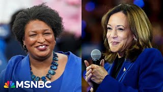 Star power Stacey Abrams tells MSNBC how Kamala Harris can win Georgia [upl. by Chev]