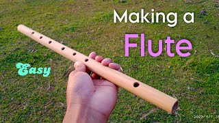 How to make Flute  Flute Making at Home  Easy Flute Making Process [upl. by Della]