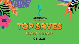 FIH Hockey Mens Junior World Cup 2023 Malaysia  Top Saves from Day 1  risingstars [upl. by Leachim159]