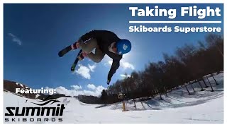 Taking Flight on Summit Skiboards [upl. by Dyche]