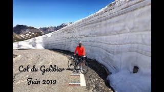 Col du Galibier depuis Valloire  Juin 2019 [upl. by Ahsimat]