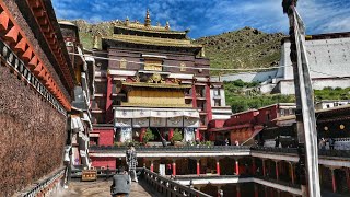 Into Tibet  Tashilhunpo Monastery Shigatse Home of the Panchen Lama [upl. by Ynnal]