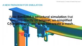 Structural Analysis for Rapid Design Iterations using Altair SIMSOLID [upl. by Tterrej]