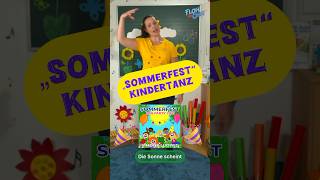 SOMMERFEST  ☀️ Kindertanz  SOMMER  kindermusik musikfürkinder flohimohrtv [upl. by Zenas164]