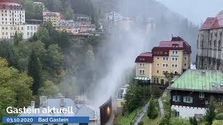 Gastein Aktuell  03102020 Gasteiner Wasserfall extrem [upl. by Emerald]