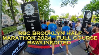 Brooklyn Half Marathon 2024  Full Course RawUnedited Cut [upl. by Sussna91]