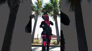 Too fast💖starwars dance mandalorian pinkmandalorian trend fyp shorts [upl. by Ordway]