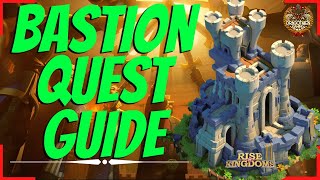 BASTION QUEST GUIDE  WHICH GIVE MORE CRYSTALS AND FAVOR in Rise of Kingdoms [upl. by Fernanda741]