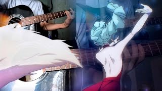 Death Parade OP  Flyers guitar cover TABS [upl. by Htiek704]