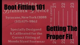 Boot Fitting 101 Sizing Your Snowboard Boots [upl. by Starks]