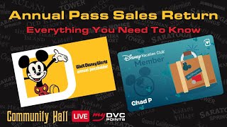 WDW Annual Pass Sales are Back [upl. by Ajit]