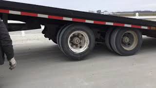 BigIron Auction 3420 2001 TrailEze ADLX20TC TA Sliding Axle Trailer [upl. by Flosi966]