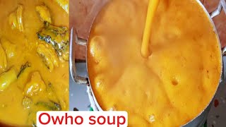 How To Prepare owho soupTraditional urhobo recipe  very detailed [upl. by Hsilgne170]