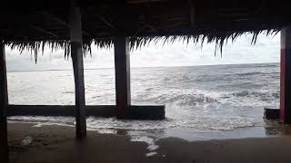 Hoje a tarde ressaca do mar na praia pedra do salParnaíba Piauí [upl. by Anairb]