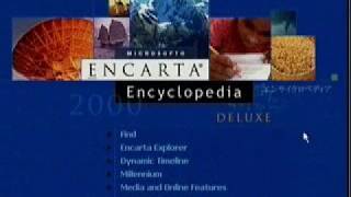 Vintage Ads Encarta Encyclopedia Deluxe 2000 EEDx [upl. by Rehpatsirhc]