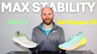 Asics Gel Kayano 31 vs New Balance 860v14 Max Stability Shoes Compared [upl. by Ewolram9]