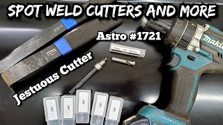 Jestuous Spot Weld Cutter  Astro Tools 1721 Spot Weld Drill Bit  Steck Seam Buster 20015  20016 [upl. by Sicular]