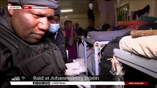 Johannesburg Prison Raid  Inmates searched [upl. by Cynthy]