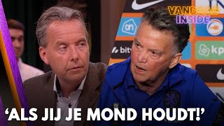 Louis van Gaal vs Valentijn Driessen Als jij je mond houdt  VANDAAG INSIDE [upl. by Albric]