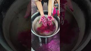 WhatsApp msg 6299249955  katan saree ₹700 katansaree pinksaree colormixing amezing art [upl. by Nnylav]