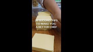 30 Second Tips  How to Clarify Butter Easily [upl. by Meda]