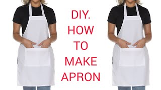 How to make an apron Easy DIY [upl. by Arrotal188]