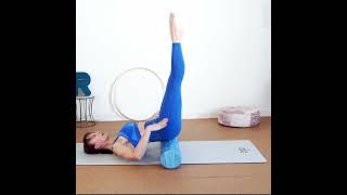 Try the Pilates Scissors on a Foam Roller an amazing stretch for the Hip Flexors and Extensors [upl. by Ariday]