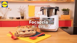 Monsieur Cuisine Smart  Focaccia alluva  Lidl Italia [upl. by Erbas7]