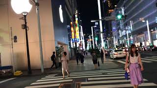 Ginza Tokyo in The Night [upl. by Ahtabbat569]