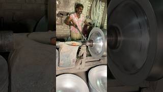 stainless steel large bowl making process shorts utensils satisfying [upl. by Lehsar]