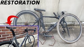 SUB JUNK BIKE RESTORATION  Shimano Claris Road Bicycle [upl. by Orlina]