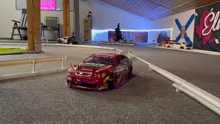 Toyota Aristo on the Drift Track  Yokomo MD 10 [upl. by Huskey863]