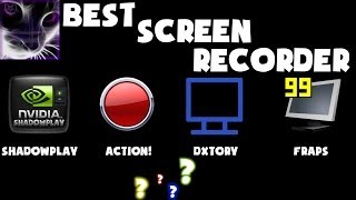 ShadowPlay vs Fraps vs Action vs Dxtory  Which is Best Screen Recorder [upl. by Dora580]