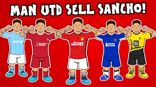 MAN UNITED SELL SANCHO Dortmund Liverpool Chelsea Transfer Parody [upl. by Melliw570]