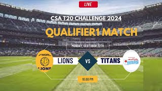 DP World Lions vs Titans T20 Match Live CSA T20 Challenge 202425 [upl. by Avi]