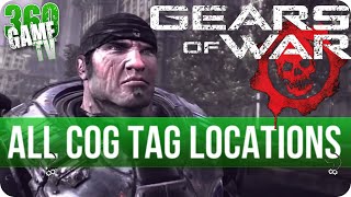 Gears of War  All COG Tag Locations  All in One Collectibles Guide [upl. by Alleda]