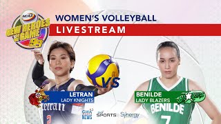 NCAA Season 99  Letran vs Benilde Women’s Volleyball  LIVESTREAM  Replay [upl. by Combs]