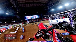 GoPro Ken Roczen Wins 2020 Glendale Supercross Triple Crown  Main Event 1 amp 3 Highlights [upl. by Coralyn]